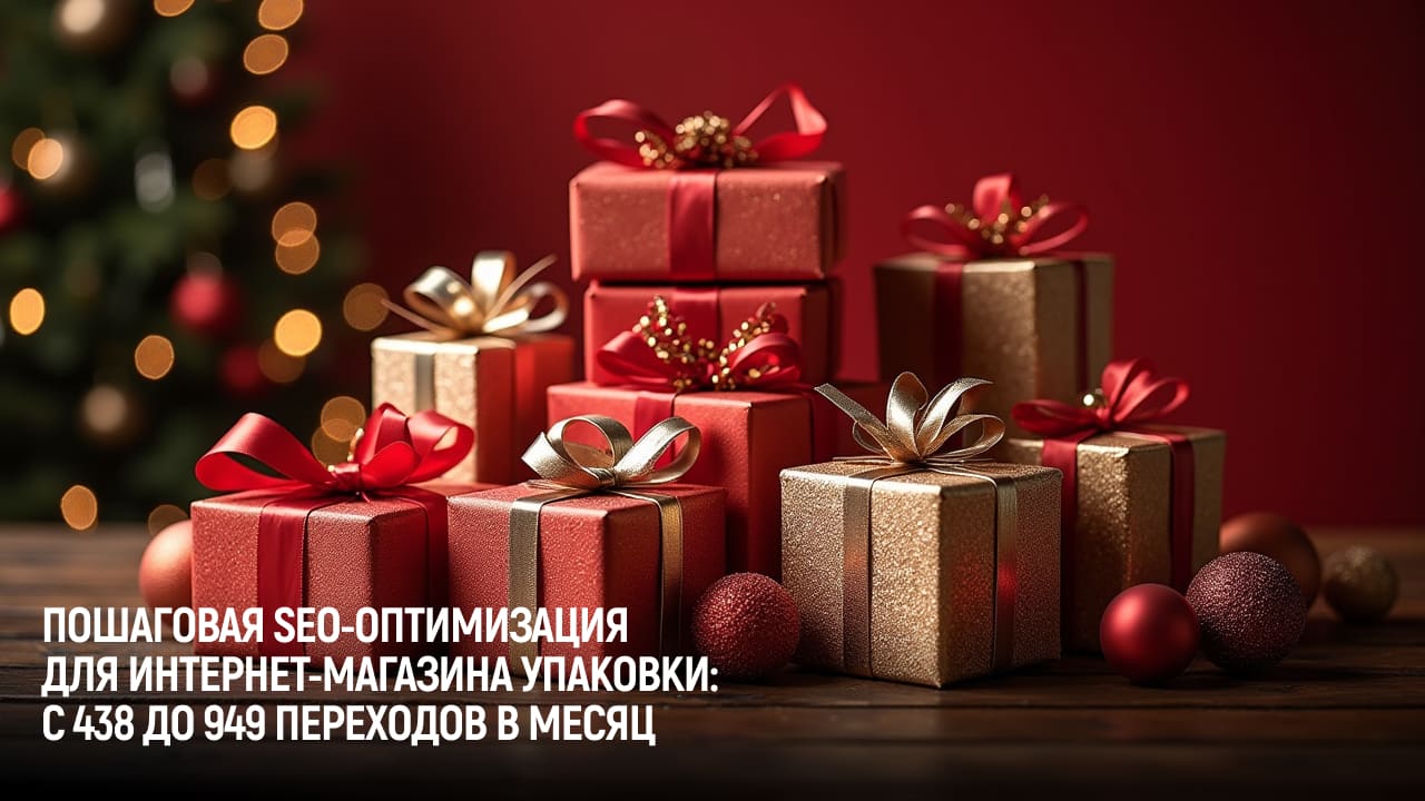 Упаковка оптом: +216% трафика за 4 месяца